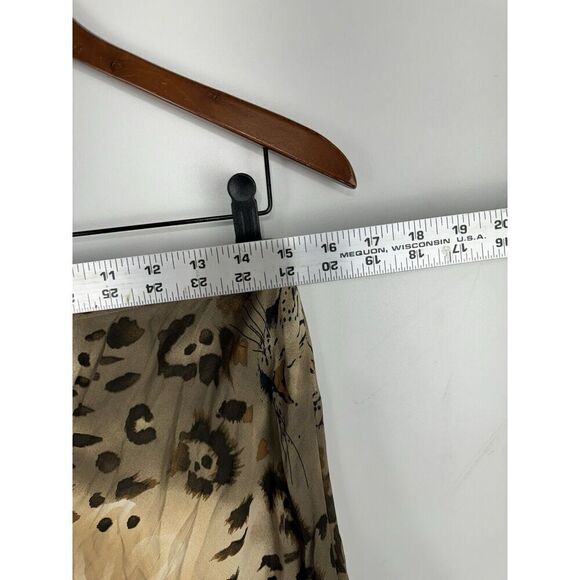 Toto N Ko Leopard Print Print Skirt Elastic Waist Pullon Women’s Size Large - Picture 6 of 9